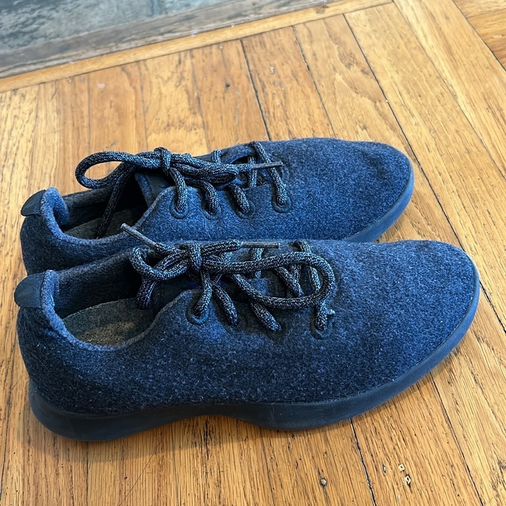 Allbirds Dark Gray Wool Runners Women's Sneakers Size 9 - Picture 6 of 8